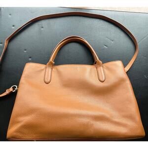 Mark and Graham Caroline Laptop Bag, Camel